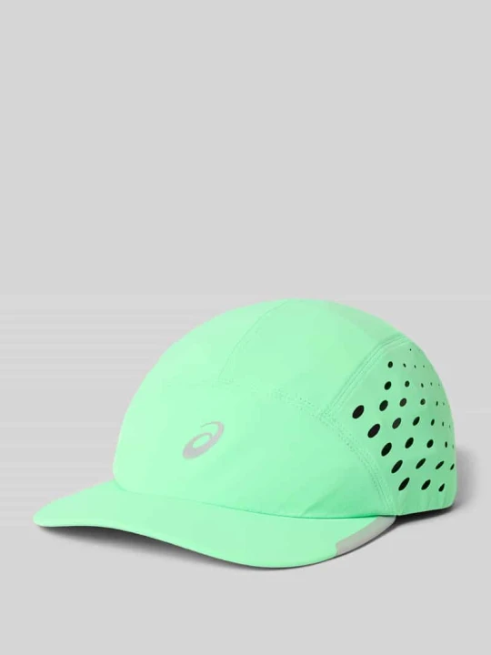 Zdjęcie produktu Czapka z daszkiem z dodatkiem streczu Asics Neonowy zielony