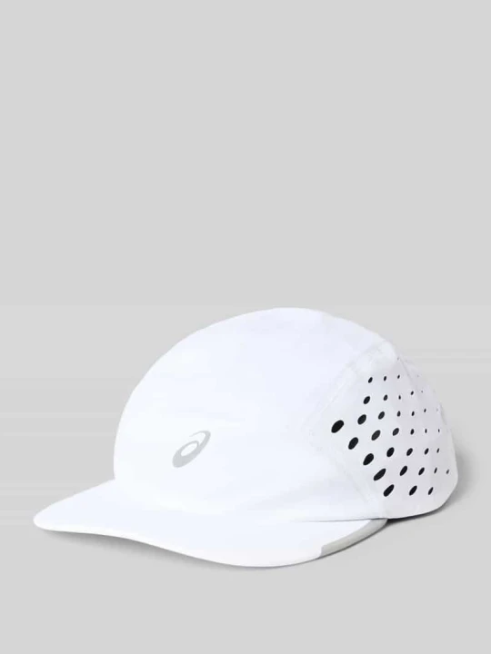 Zdjęcie produktu Czapka z daszkiem z dodatkiem streczu Asics Złamany biały