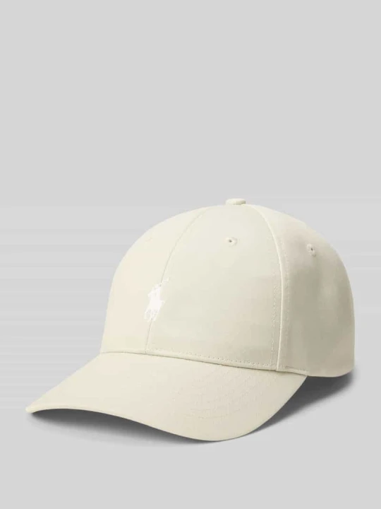 Zdjęcie produktu Czapka z daszkiem z haftowanym logo Polo Ralph Lauren Beżowy