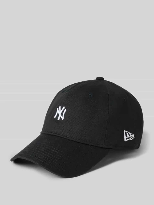Zdjęcie produktu Czapka z daszkiem z logo i haftami model '9TWENTY' New Era Czarny