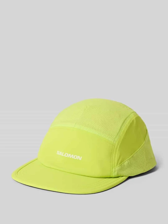 Zdjęcie produktu Czapka z daszkiem z logo model 'SENSE AERO CAP' Salomon Neonowy żółty