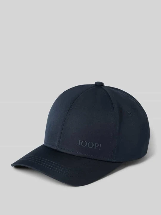 Zdjęcie produktu Czapka z daszkiem z nadruk z logo model 'Pau' JOOP! Niebieski