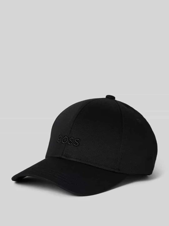Zdjęcie produktu Czapka z daszkiem z wyhaftowanym logo Boss Czarny