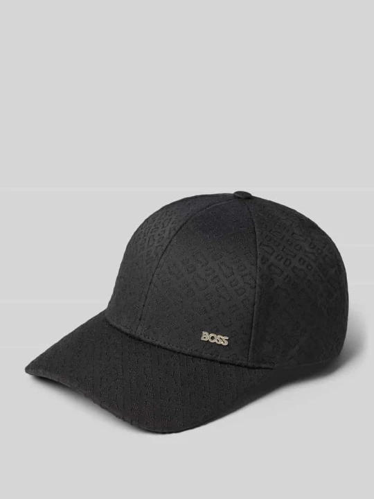 Zdjęcie produktu Czapka z daszkiem z wyhaftowanym logo model 'Ari-M-E' Boss Czarny