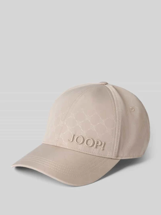Zdjęcie produktu Czapka z daszkiem z wyhaftowanym logo model 'Mario' JOOP! Beżowy