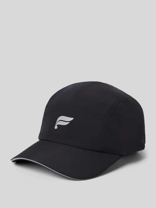 Zdjęcie produktu Czapka z daszkiem z wyhaftowanym logo model „The Fundamental Ponytail” Fabletics Czarny