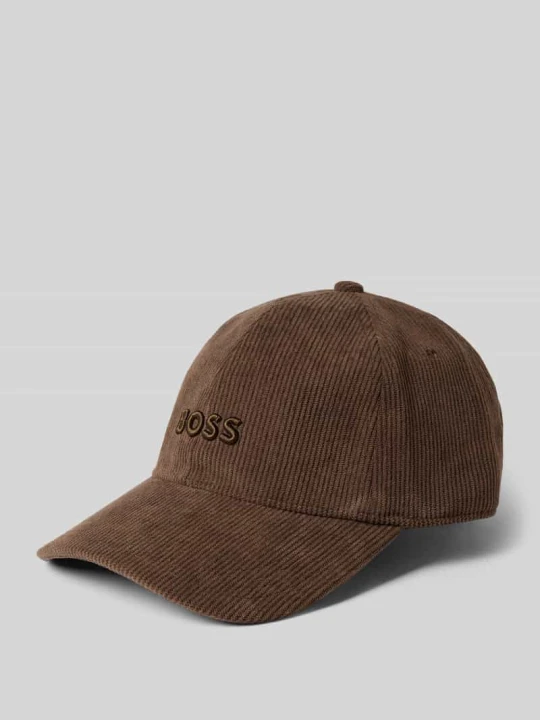 Zdjęcie produktu Czapka z daszkiem z wyhaftowanym logo model 'Zed-CO' Boss Ciemnobrązowy