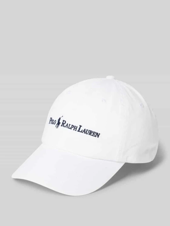 Zdjęcie produktu Czapka z daszkiem z wyhaftowanym logo Polo Ralph Lauren Biały