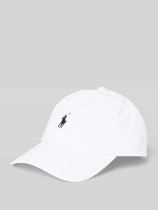 Zdjęcie produktu Czapka z daszkiem z czystej Bawełna Polo Ralph Lauren Biały