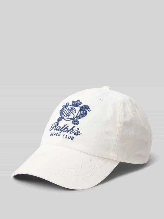 Zdjęcie produktu Czapka z daszkiem z wyhaftowanym logo Polo Ralph Lauren Biały