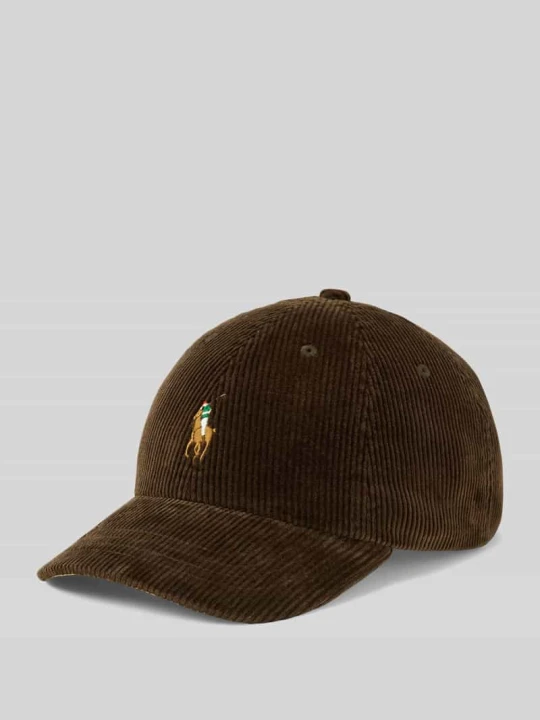 Zdjęcie produktu Czapka z daszkiem z wyhaftowanym logo Polo Ralph Lauren Ciemnobrązowy