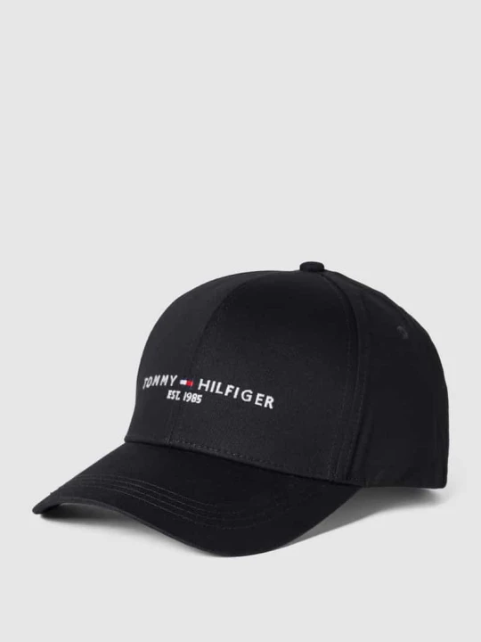 Zdjęcie produktu Czapka z daszkiem z wyhaftowanym logo Tommy Hilfiger Czarny