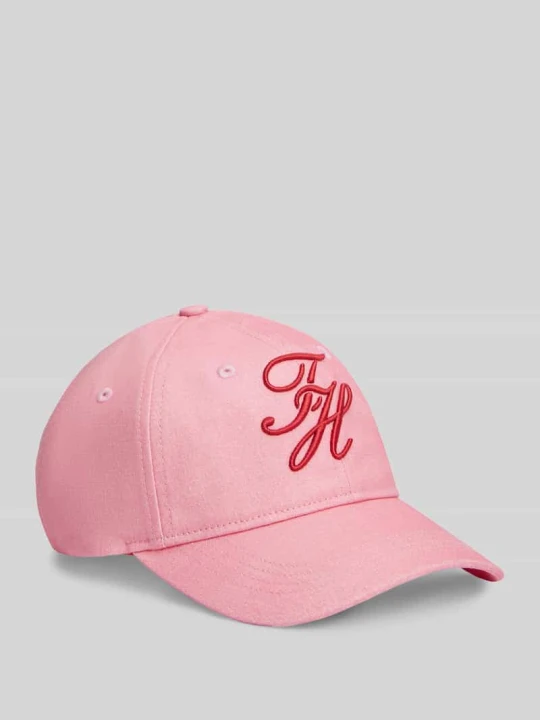 Zdjęcie produktu Czapka z daszkiem z wyhaftowanym logo Tommy Hilfiger Różowy