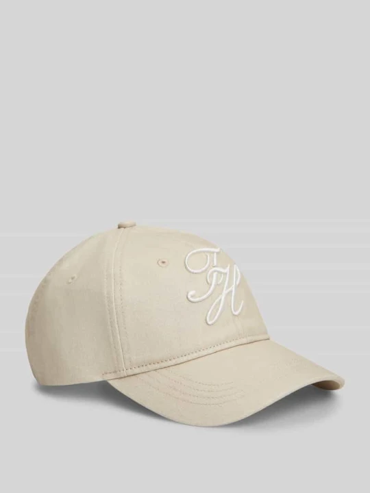 Zdjęcie produktu Czapka z daszkiem z wyhaftowanym logo Tommy Hilfiger Beżowy