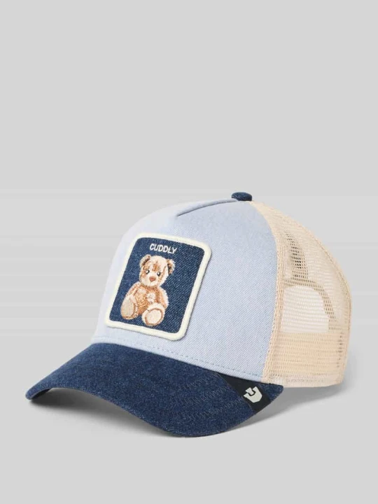 Zdjęcie produktu Czapka z daszkiem z wyhaftowanym motywem model 'Cuddly' GOORIN BROS. Jeansowy niebieski