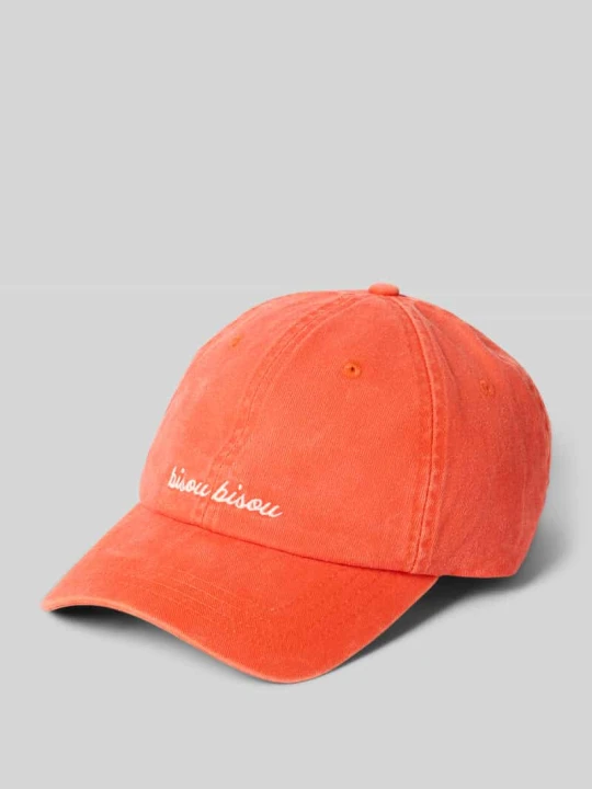 Zdjęcie produktu Czapka z daszkiem z wyhaftowanym napisem Jake*s Czerwony