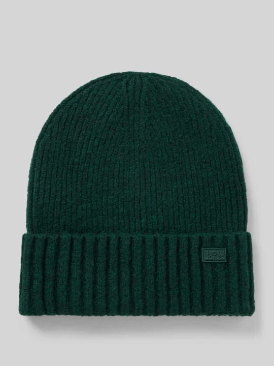 Zdjęcie produktu Czapka z elastycznej mieszanki materiałów model 'CRUSH' Jack&Jones Ciemnozielony
