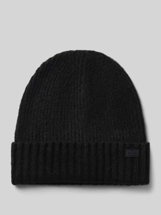 Zdjęcie produktu Czapka z elastycznej mieszanki materiałów model 'CRUSH' Jack&Jones czarny