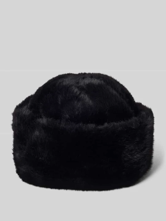 Zdjęcie produktu Czapka z imitacji futra w rozmiarze uniwersalnym model ‘JUTLANDIA’ Pieces czarny