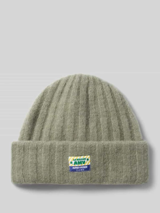 Zdjęcie produktu Czapka z mieszanka bawełny i wełny z alpaki model 'Vitow' American Vintage Khaki