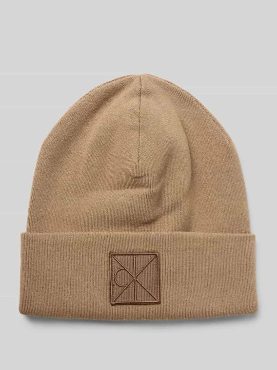 Zdjęcie produktu Czapka z mieszanki wiskozy z naszywką z logo model ‘Bea’ Calvin Klein