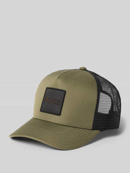 Zdjęcie produktu Czapka z naszywką z etykietą Boss Khaki