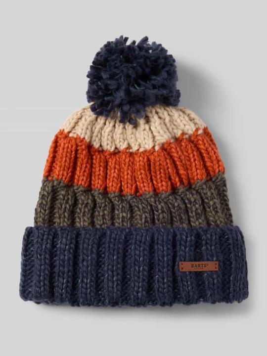 Zdjęcie produktu Czapka z pomponem model 'WILHELM BEANIE' Barts Niebieski
