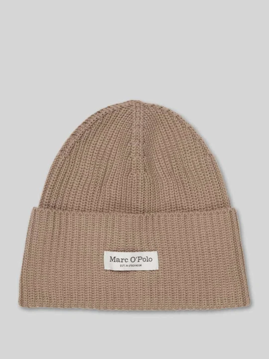 Zdjęcie produktu Czapka z czystej bawełny Marc O'Polo Camel