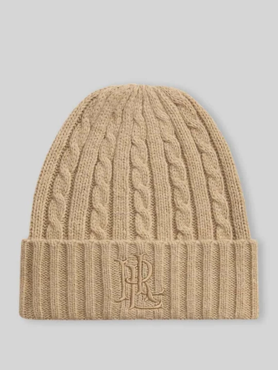 Zdjęcie produktu Czapka z szerokim wywijanym brzegiem Lauren Ralph Lauren Camel