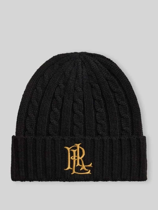 Zdjęcie produktu Czapka z szerokim wywijanym brzegiem Lauren Ralph Lauren Czarny