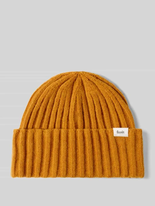 Zdjęcie produktu Czapka beanie z mieszanki wełny Forét Żółty