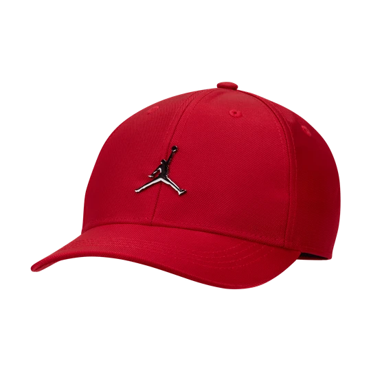 Zdjęcie produktu Czapka z wygiętym daszkiem i metalowym logo Jumpman Jordan - Czerwony