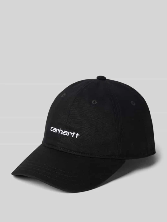 Zdjęcie produktu Czapka z daszkiem z wyhaftowanym logo Carhartt WIP Czarny
