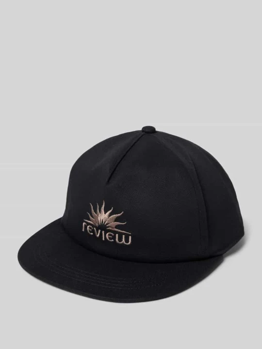 Zdjęcie produktu Czapka z wyhaftowanym logo REVIEW Czarny