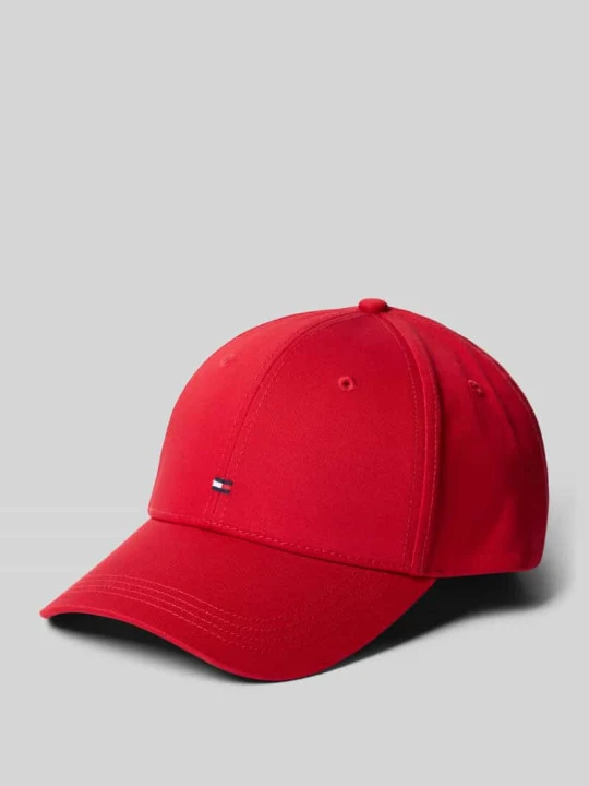 Zdjęcie produktu Czapka z daszkiem z wyhaftowanym logo Tommy Hilfiger Czerwony