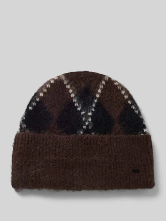 Zdjęcie produktu Czapka z wzór w romby model 'Arauta cap' Opus Czarny