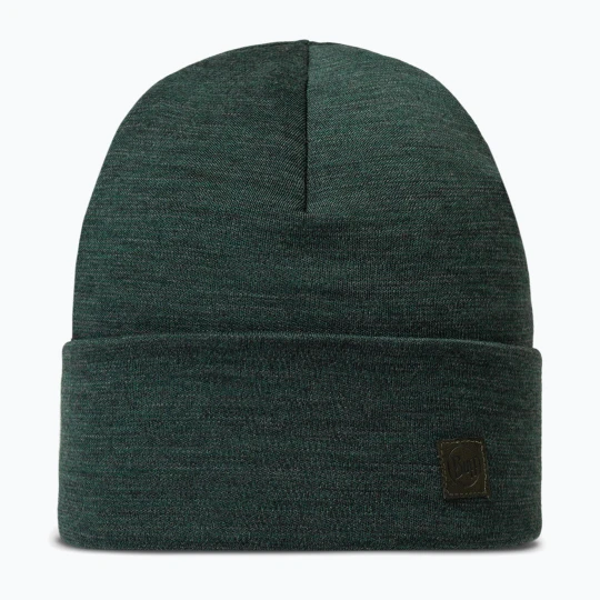 Zdjęcie produktu Czapka zimowa BUFF Heavyweight Merino Wool solid forest Zielony