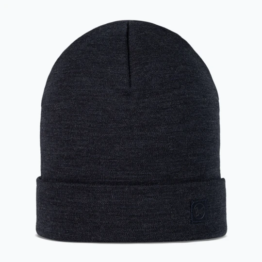 Zdjęcie produktu Czapka zimowa BUFF Heavyweight Merino Wool solid indigo Czarny
