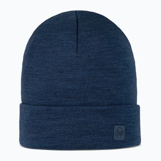 Zdjęcie produktu Czapka zimowa BUFF Heavyweight Merino Wool solid night blue Granatowy