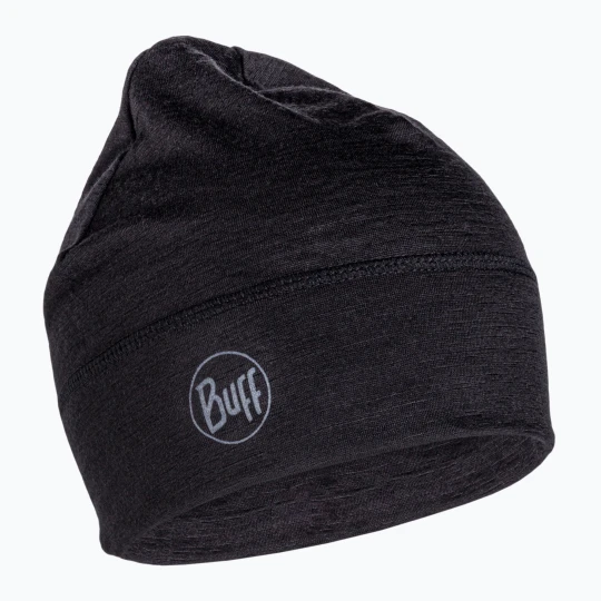 Zdjęcie produktu Czapka zimowa BUFF Lightweight Merino Wool solid black