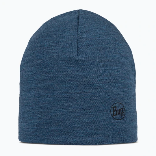Zdjęcie produktu Czapka zimowa BUFF Midweight Merino Wool melange tempest Niebieski