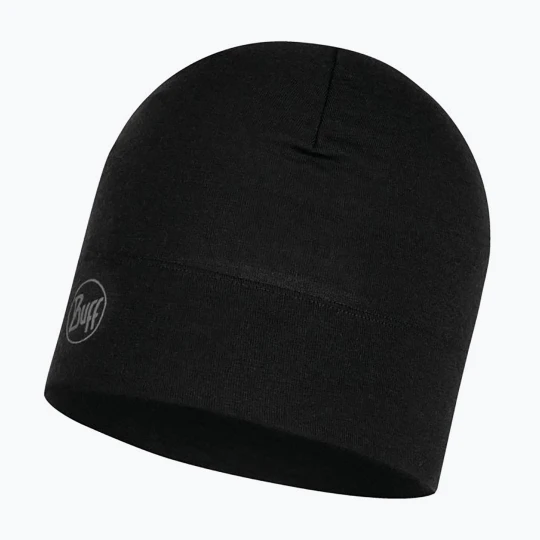 Zdjęcie produktu Czapka zimowa BUFF Midweight Merino Wool solid black