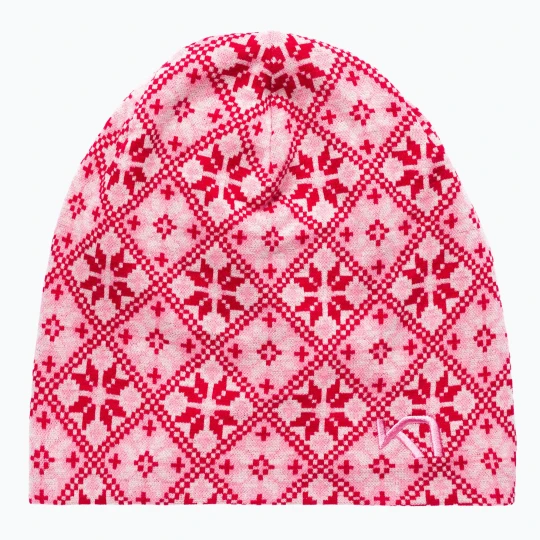 Zdjęcie produktu Czapka zimowa damska KARI TRAA Rose Beanie salsa Różowy