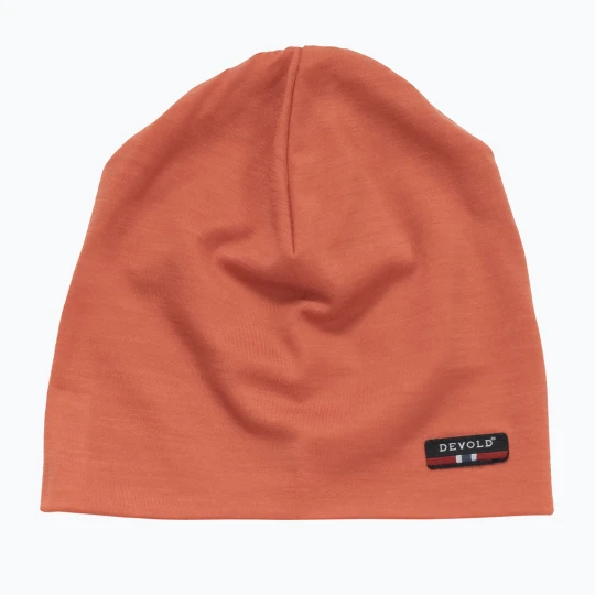 Zdjęcie produktu Czapka zimowa Devold Breeze Merino 150 coral Pomarańczowy