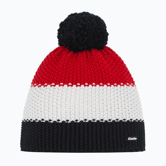 Zdjęcie produktu Czapka zimowa Eisbar Star Pompon black / white / ketchup Eisbär