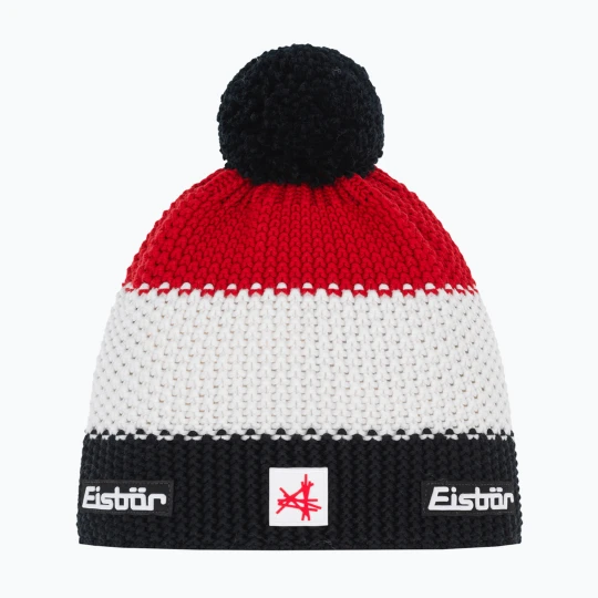 Zdjęcie produktu Czapka zimowa Eisbar Star Pompon SA black / white / ketchup Eisbär