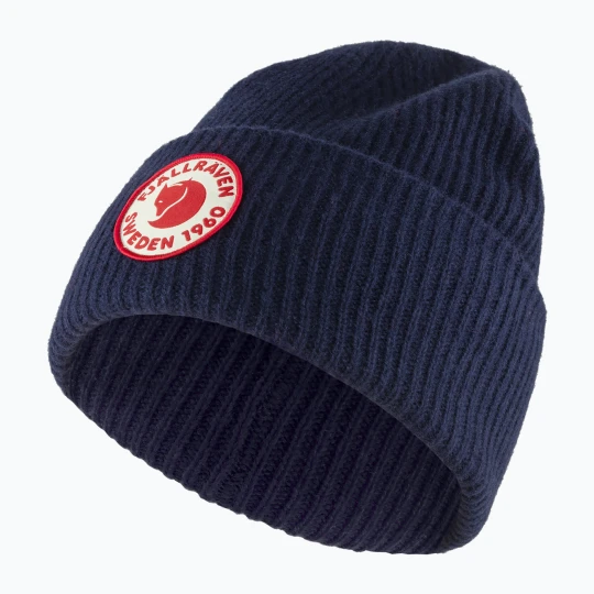 Zdjęcie produktu Czapka zimowa Fjällräven 1960 Logo Hat dark navy Granatowy