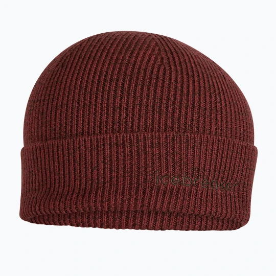 Zdjęcie produktu Czapka zimowa icebreaker Merino All Day Toque Beanie port / bittersweet Bordowy