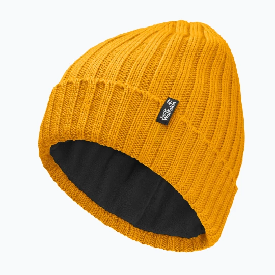 Zdjęcie produktu Czapka zimowa Jack Wolfskin Rib Knit burly yellow jw