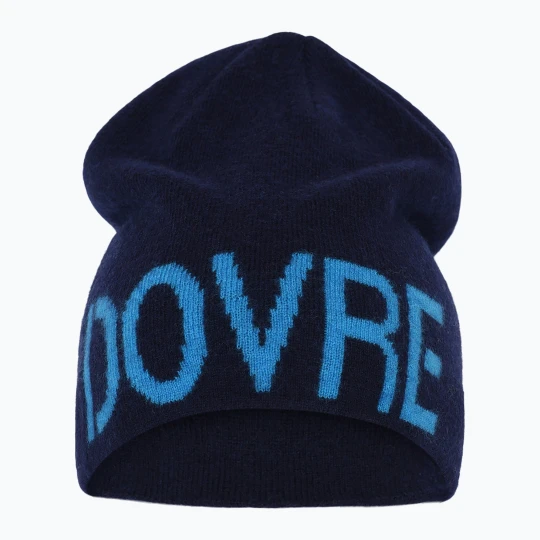 Zdjęcie produktu Czapka zimowa męska Dovre Wool Logo Beanie blue Granatowy
